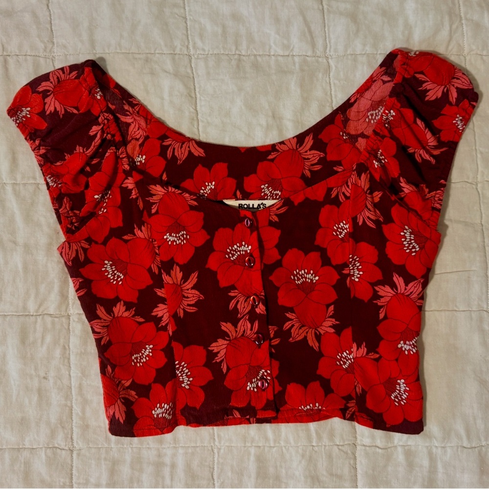 Red Floral ROLLA’S Women's Top